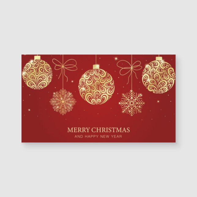 Carte de voeux Joyeux Noël et Nouvel An (Devant)