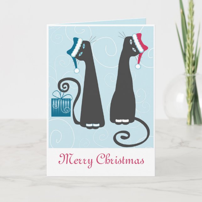 Carte de voeux Joyeux Noël et Nouvel An (Devant)