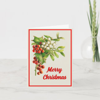Carte de voeux Joyeux Noël Rétro