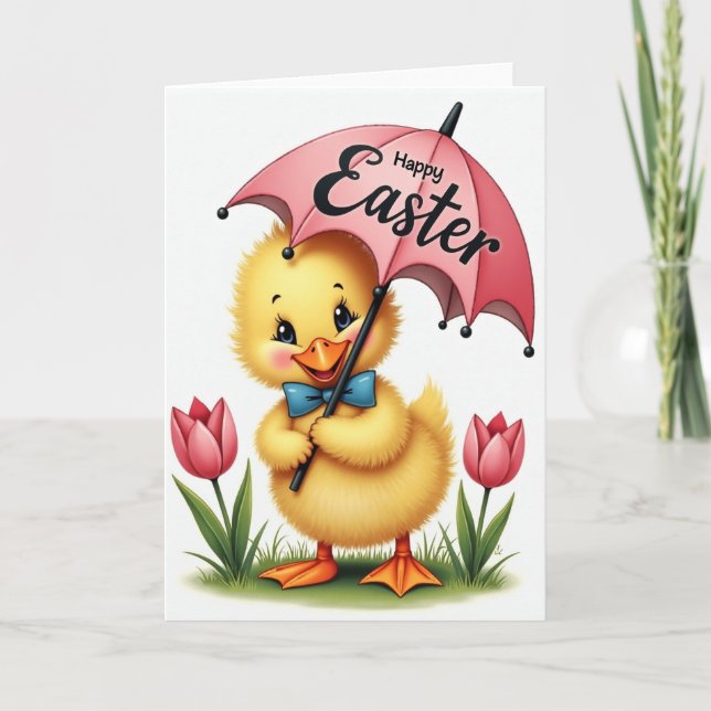 Carte de vœux Joyeux Petit Oiseau (Devant)