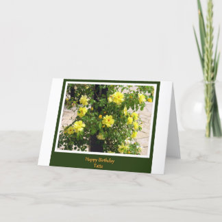 Carte de voeux juive "Happy Birthday Tatte"