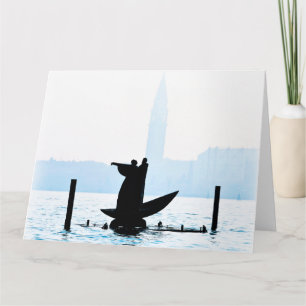 Carte de voeux Jumbo main GUIDING