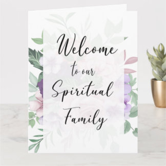 Carte de voeux JW Baptism Cadeaux