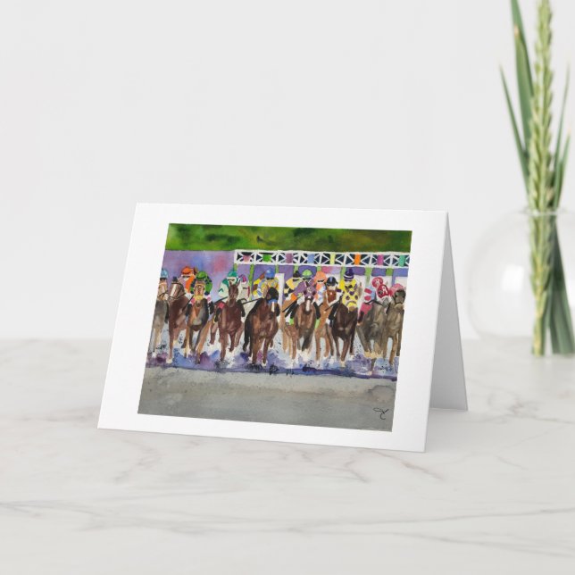 Carte de voeux Kentucky Derby (Devant)