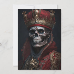 Carte de voeux King Skeleton