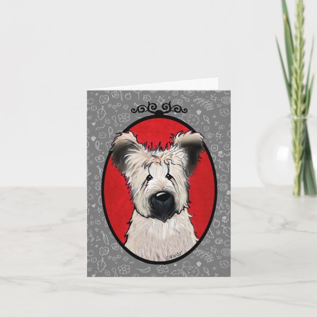 Carte de voeux KiniArt Briard (Devant)