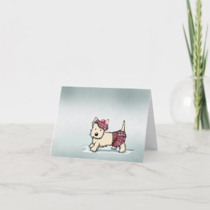 Carte de voeux KiniArt Cairn Rainy Day