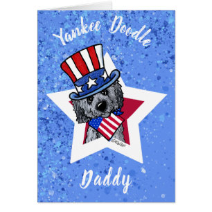 Carte de vœux KiniArt doodle patriotique