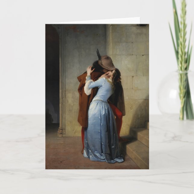 Carte de voeux Kiss / Il Bacio (Devant)