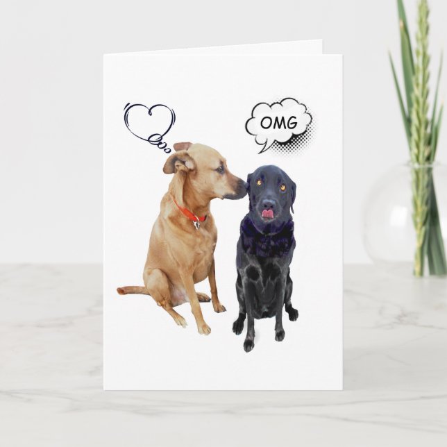 Carte de voeux Kissing Cousins (Devant)