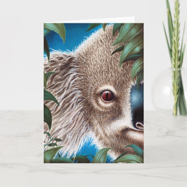 Carte de voeux Koala (Devant)