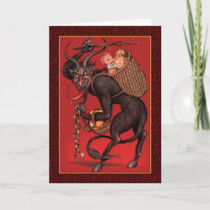 Carte de voeux Krampus
