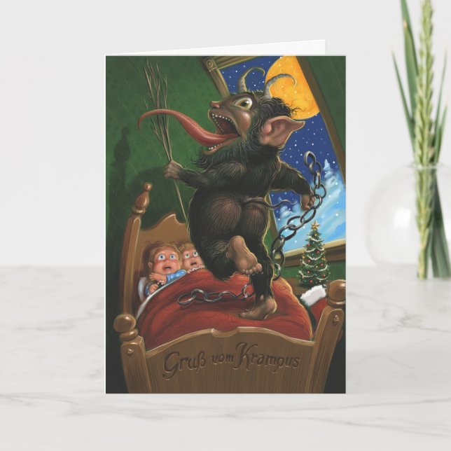 Carte de voeux Krampus (Devant)