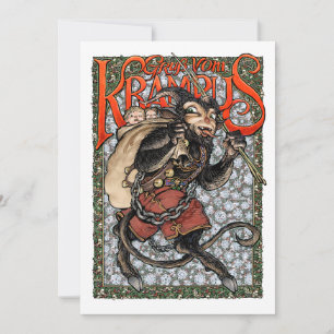 Carte de voeux Krampus 2018
