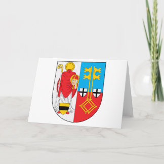 Carte de voeux Krefeld Coat of Arms