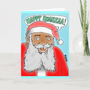 CARTE DE VŒUX KWANZAA JOYEUX NOËL