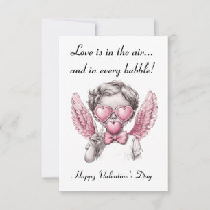 Carte de vœux – L'amour doux de Cupidon
