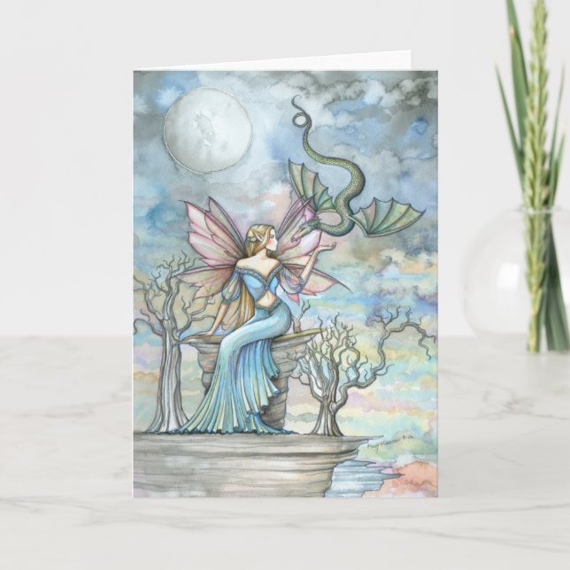 Carte de vœux Land Beyond Fairy Dragon (Devant)