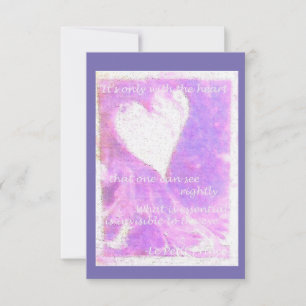 Carte de voeux Le Petit Prince