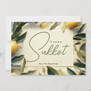 Carte de voeux Lemon Grove Sukkot