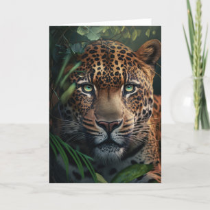 Carte de voeux Leopard