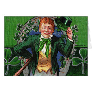 Carte de voeux Leprechaun