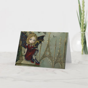 Carte de voeux "Les chauves-souris dans le beffroi