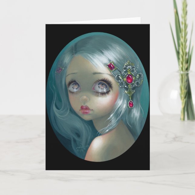 Carte de voeux "Les yeux au ciel" (Devant)