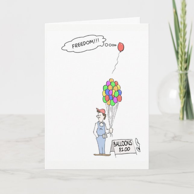 Carte de voeux : Liberté ! (Devant)