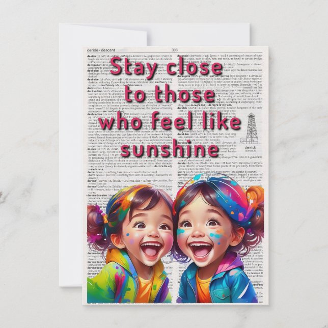 Carte de voeux Life Affirming (Devant)