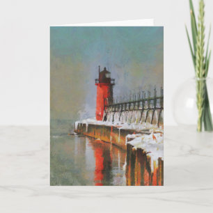 Carte de voeux Lighthouse House