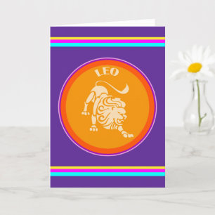 Carte de vœux Lion