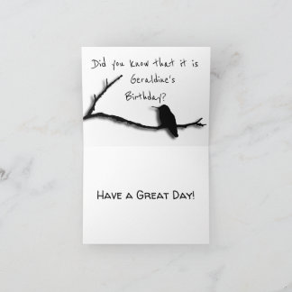 Carte de voeux - Little Birdie Me L'A Dit