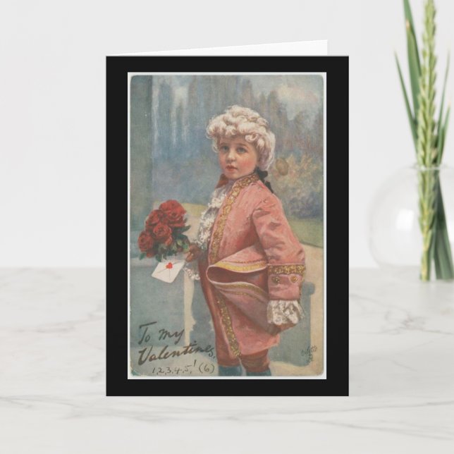 Carte de voeux Little Romeo "To My Valentines" (Devant)