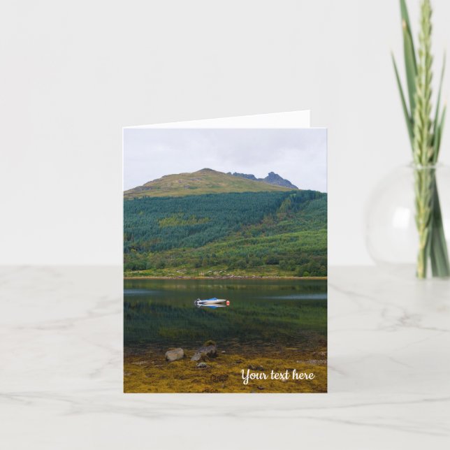Carte de vœux Loch Long, Arrochar, Écosse (Devant)