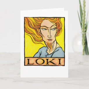 Carte de voeux Loki