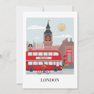 Carte de voeux Londres