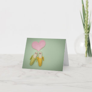 Carte de voeux Love Bananas