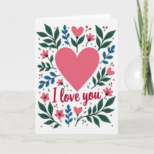 Carte de vœux Love Blooms