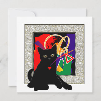 Carte de voeux Love Cat