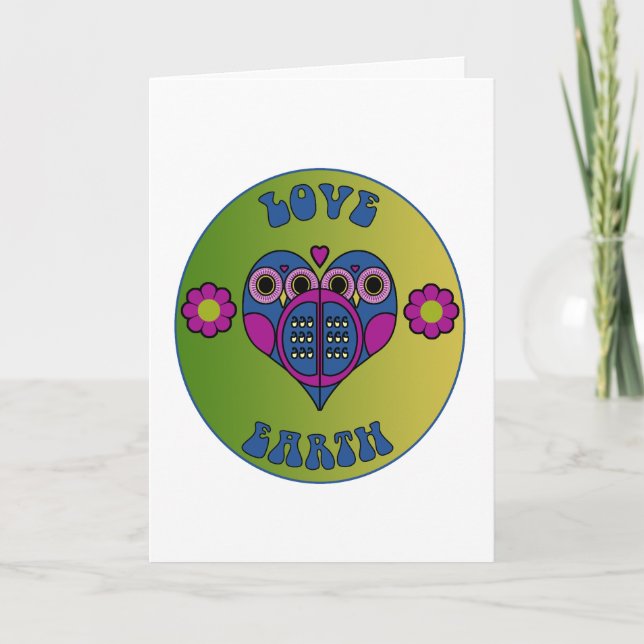 Carte de voeux Love Earth (Devant)