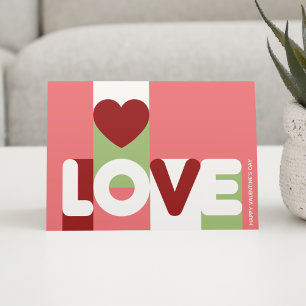 Carte de vœux LOVE Élégante et Stylée