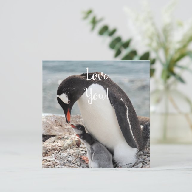 Carte de voeux Love Flat (Debout devant)