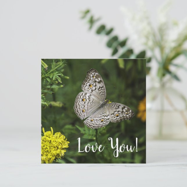 Carte de voeux Love Flat (Debout devant)