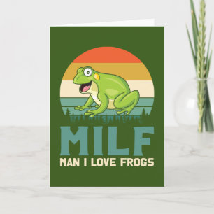 Carte de voeux Love Frogs (vide)