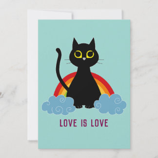 Carte de voeux LOVE IS LOVE