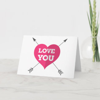Carte de voeux Love You