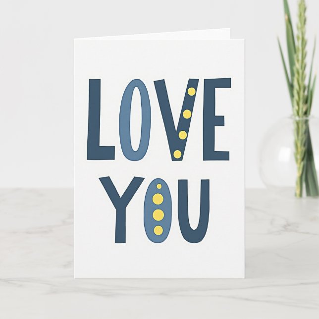 Carte de vœux Love You Always (Devant)
