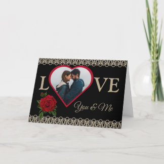 Carte de voeux Love You & Me
