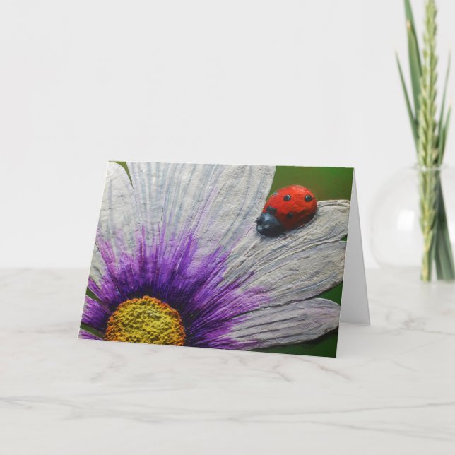 Carte de voeux Lucky Lady par l'artiste Alison Gal (Devant)